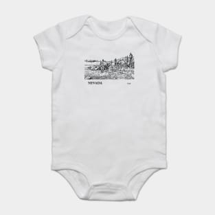 Nevada USA Baby Bodysuit